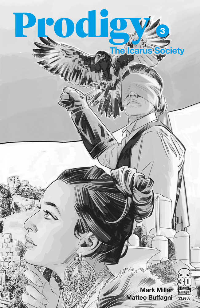 Prodigy Icarus Society #3 (Of 5) Cover B Buffagni Black & White (Mature) | Odin's Place