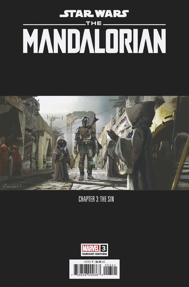 Star Wars Mandalorian #3 Concept Art Variant | Odin's Place