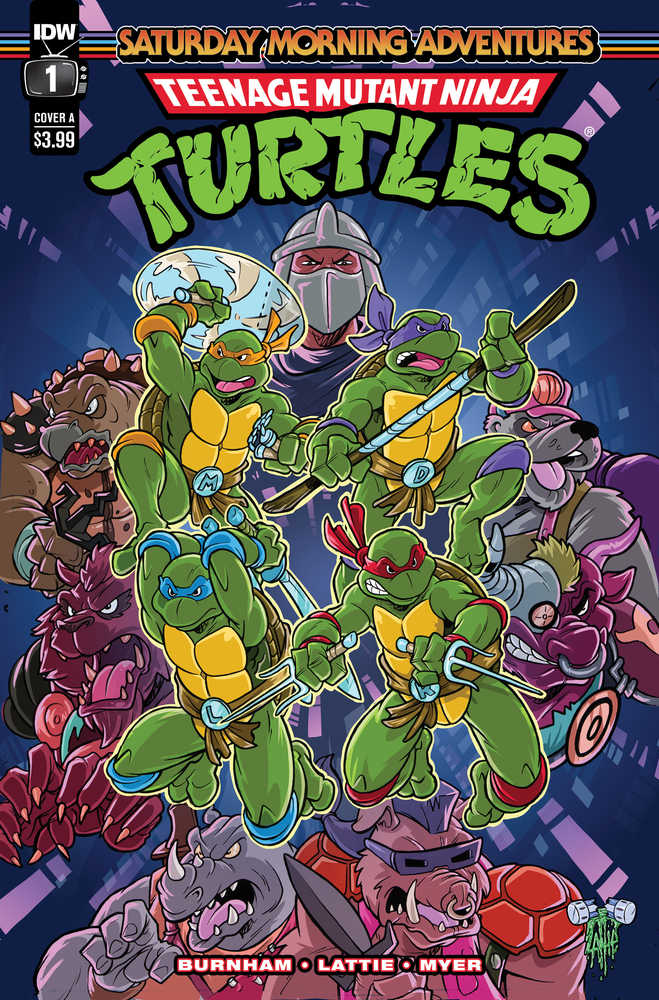Teenage Mutant Ninja Turtles Saturday Morning Adventures #1 Cover A Lattie | Odin's Place