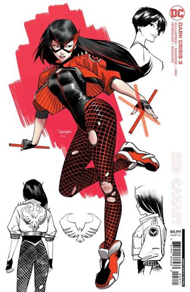 Dark Crisis #3 (Of 7) Cover G Dan Mora Red Canary Card Stock Variant | Odin's Place