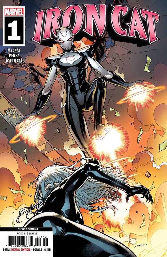 Iron Cat #1 (Of 5) 2ND Printing Pere Perez Variant | Odin's Place