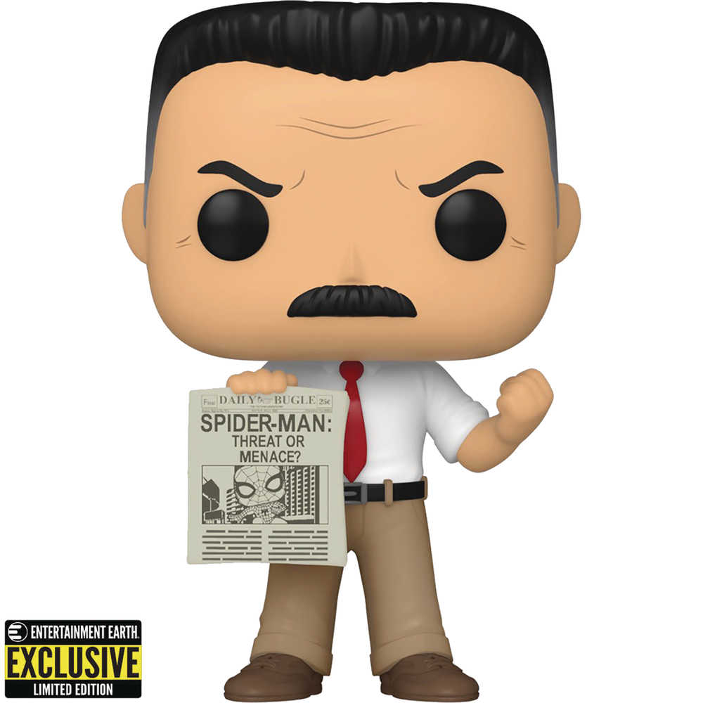 Pop Spider-Man J. Jonah Jameson Vinyl Figure | Odin's Place