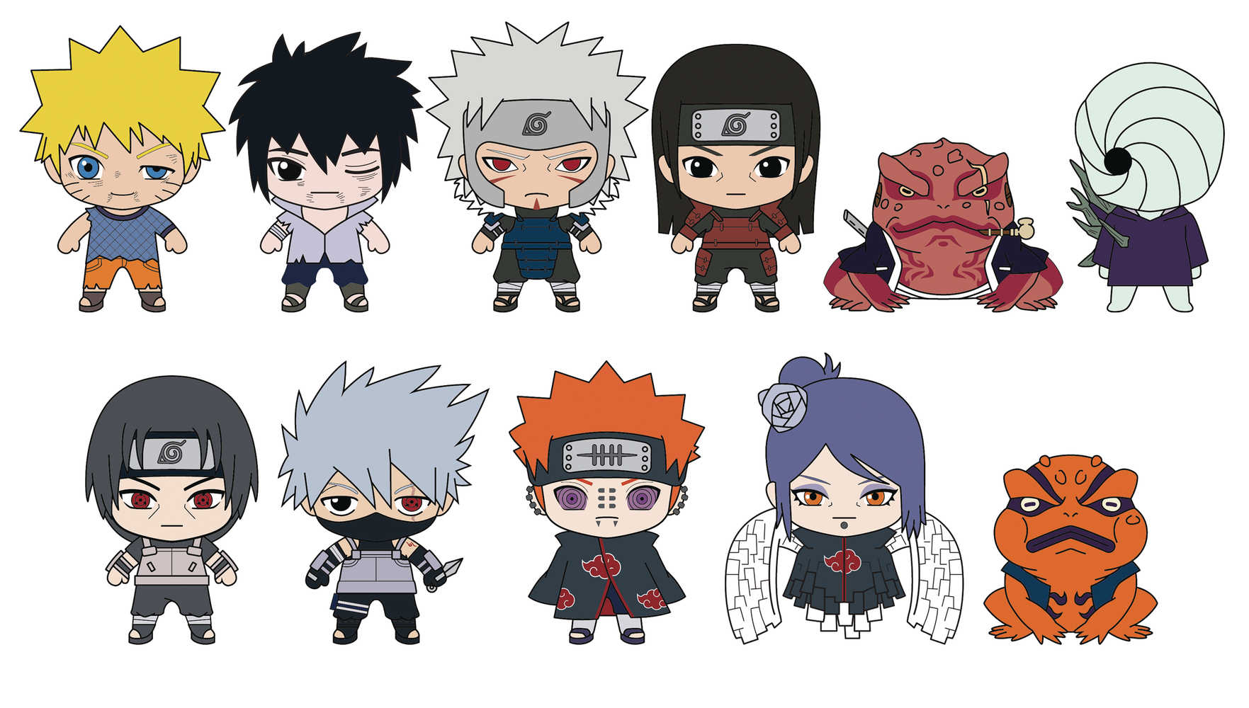 Naruto Shippuden Series5 24pc 3D Foam Bag Clip Blind Mystery Box Display | Odin's Place