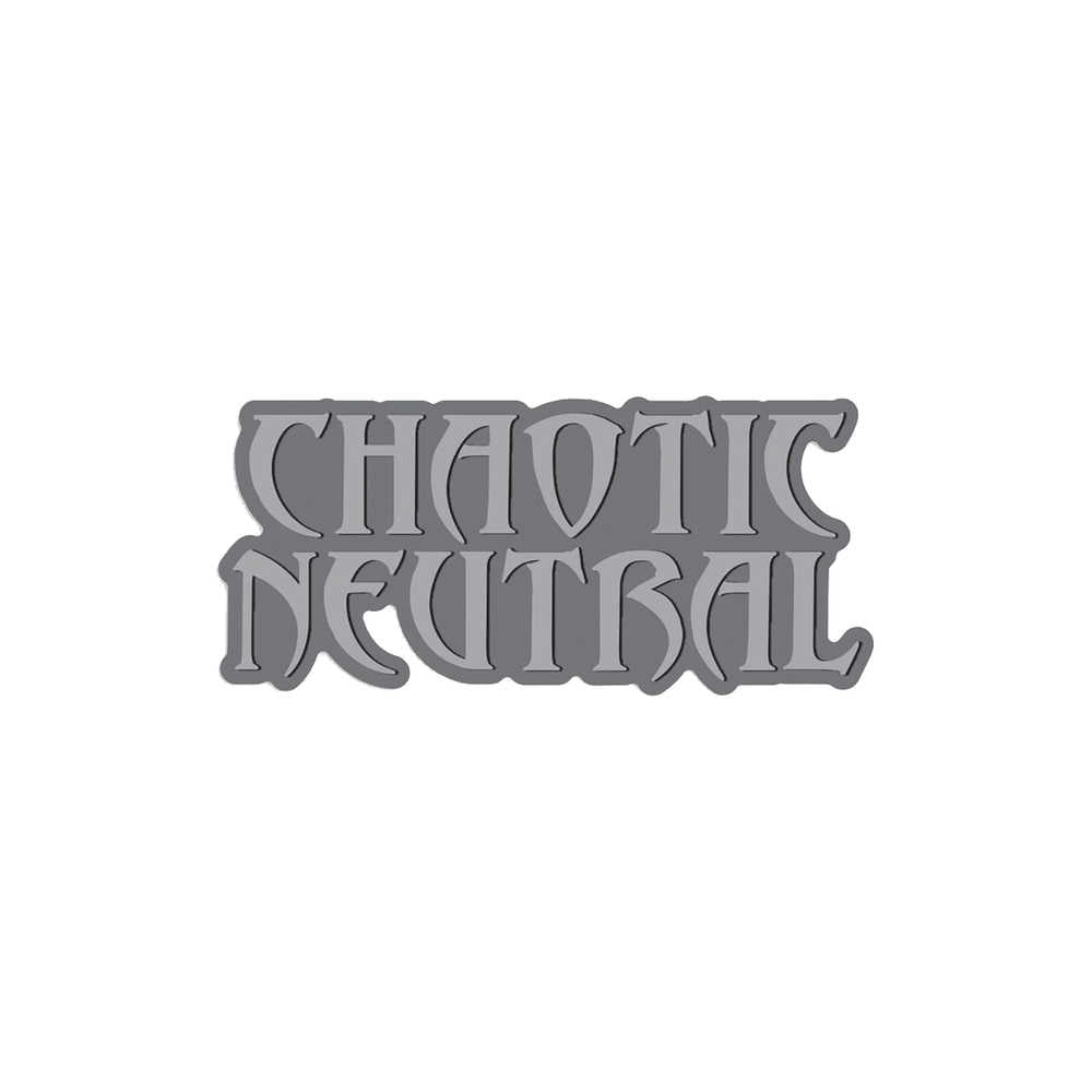 Moral Alignment Chaotic Neutral Enamel Pin | Odin's Place