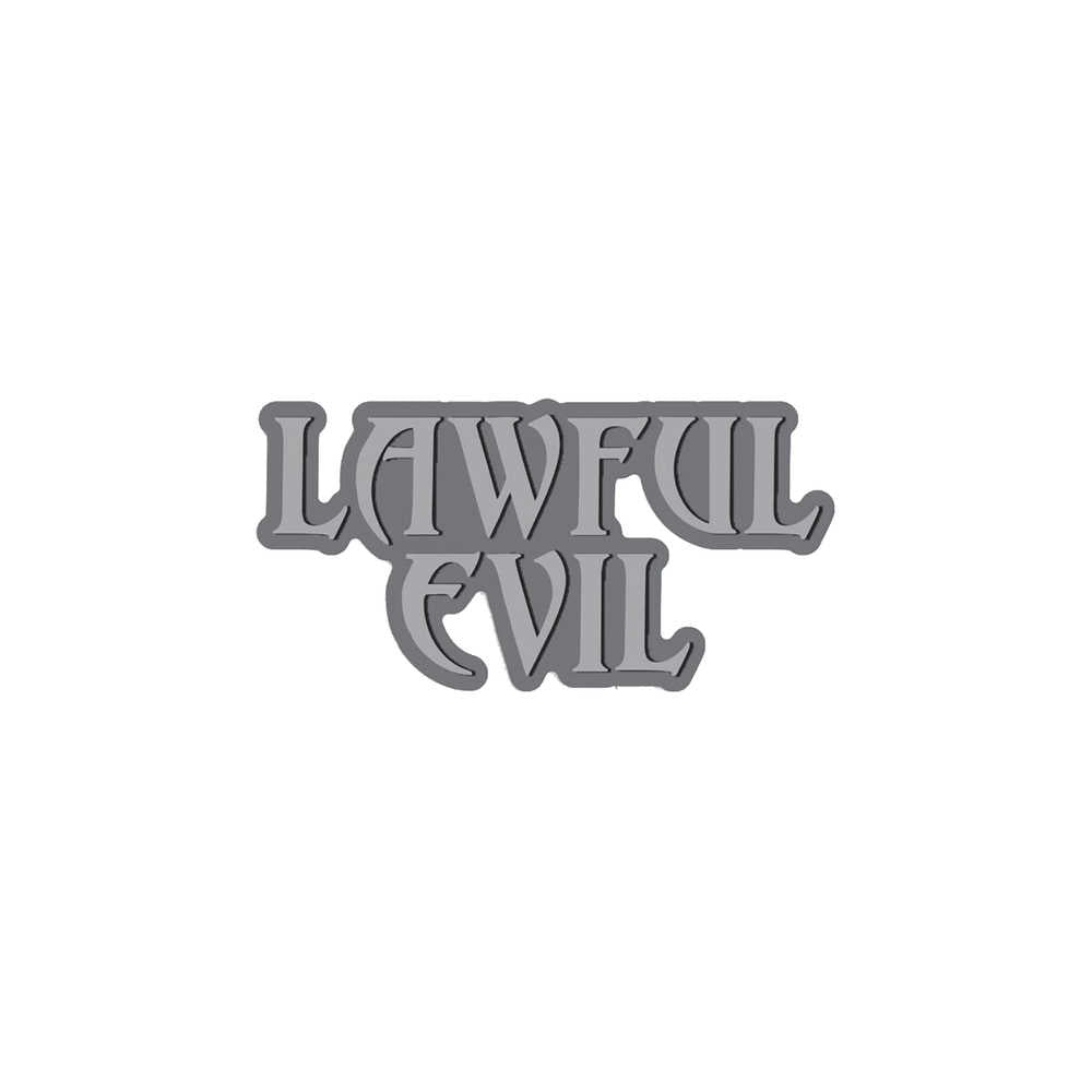 Moral Alignment Lawful Evil Enamel Pin | Odin's Place