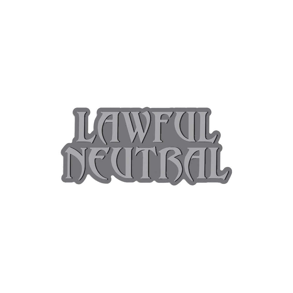 Moral Alignment Lawful Neutral Enamel Pin | Odin's Place