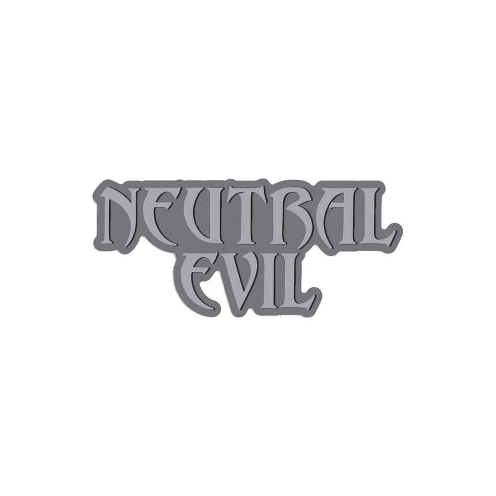 Moral Alignment Neutral Evil Enamel Pin | Odin's Place