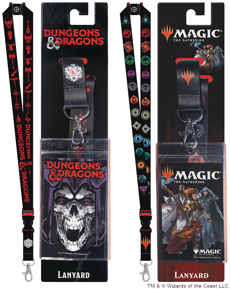 Magic The Gathering And Dungeons &Dragons 24 Ct Lanyard Assortment | Odin's Place