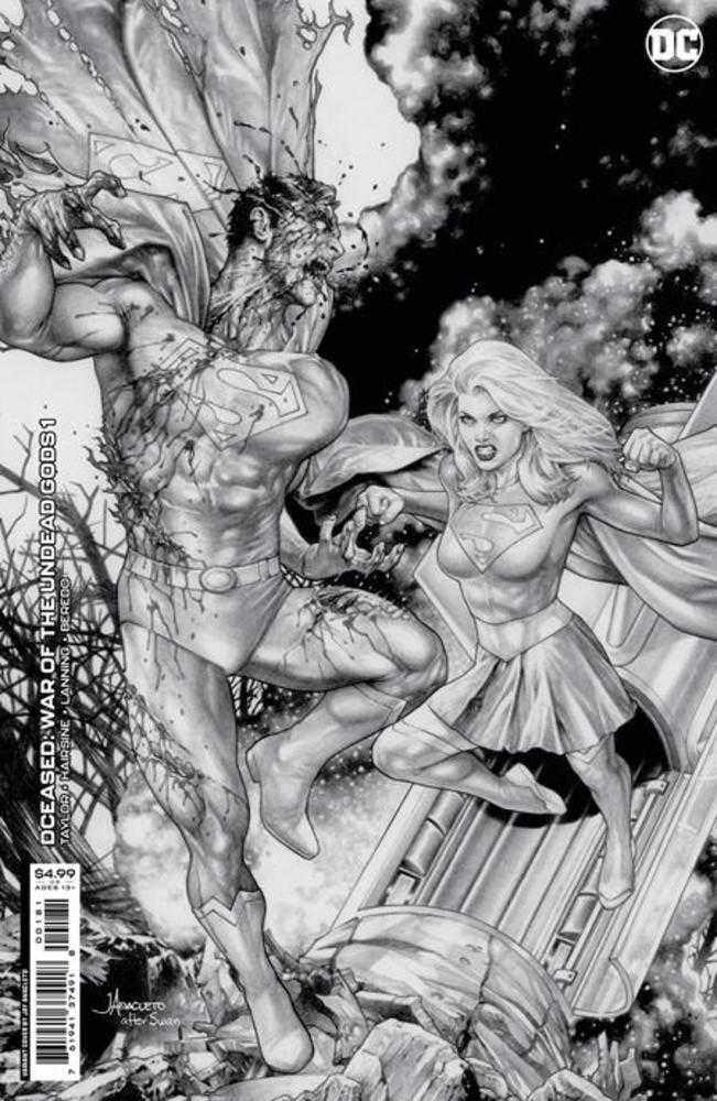 Dceased War Of The Undead Gods #1 (Of 8) Cover H Jay Anacleto Card Stock Variant | Odin's Place