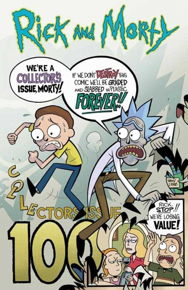 Rick And Morty #100 Cover A Troy Little | Odin's Place
