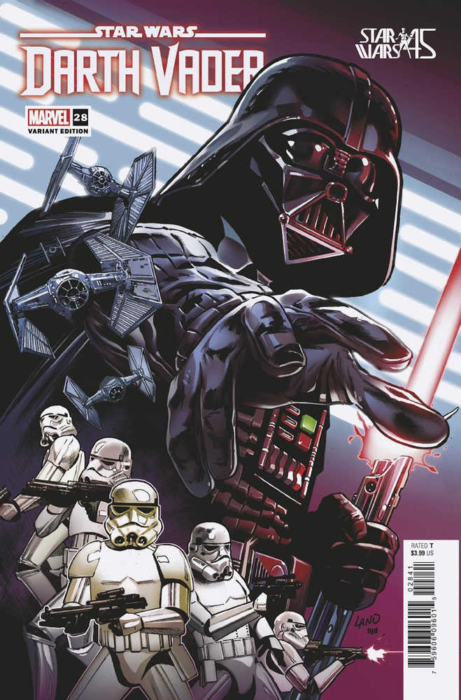 Star Wars Darth Vader #28 Land New Hope 45th Anniversary Variant | Odin's Place