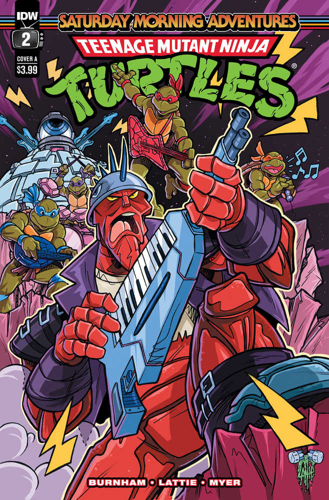 Teenage Mutant Ninja Turtles Saturday Morning Adventures #2 Cover A Lattie | Odin's Place