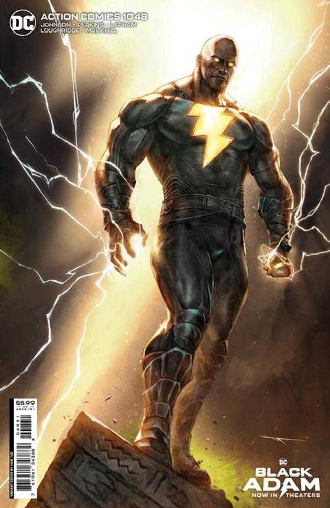 Action Comics #1048 Cover C Ivan Tao Black Adam Movie Card Stock Variant (Kal-El Returns) | Odin's Place