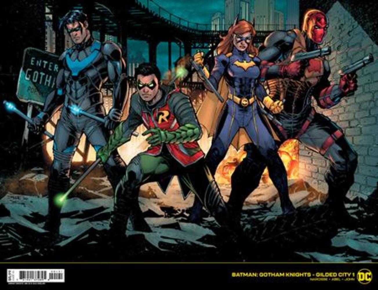 Batman Gotham Knights Gilded City #1 (Of 6) Cover C Jim Lee & Scott Williams Wraparound Card Stock Variant | Odin's Place