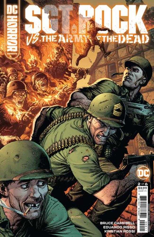 DC Horror Presents Sgt Rock vs The Army Of The Dead #2 (Of 6) Cover A Gary Frank (Mature) | Odin's Place