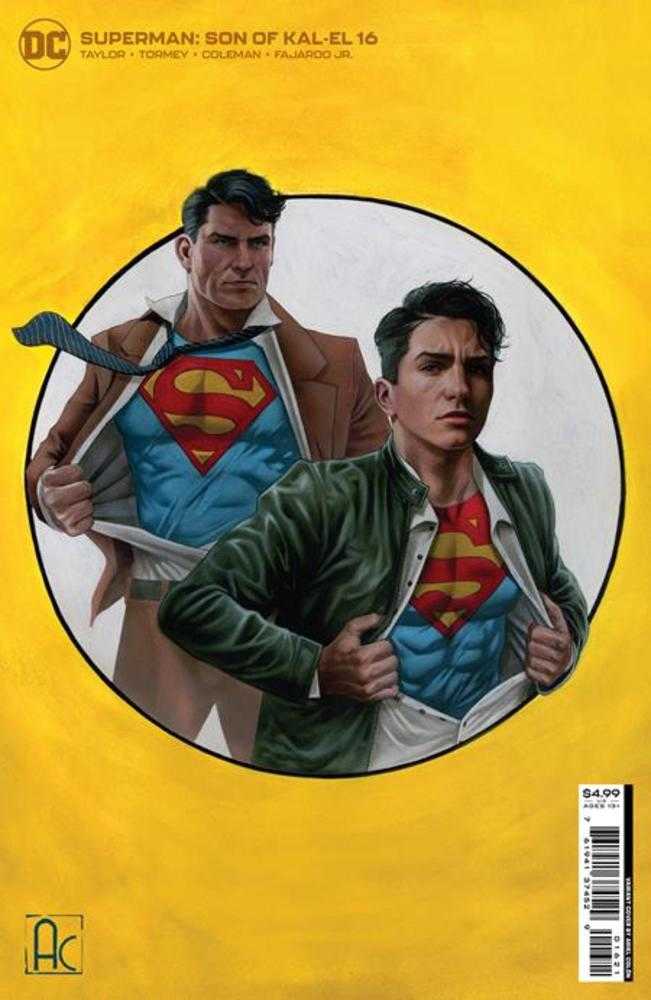 Superman: Son Of Kal-El #16 Cover B Ariel Colon Card Stock Variant (Kal-El Returns) | Odin's Place