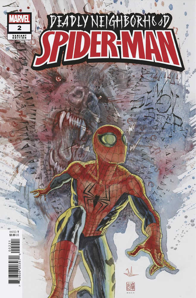 Deadly Neighborhood Spider-Man #2 (Of 5) David Mack Variant | Odin's Place