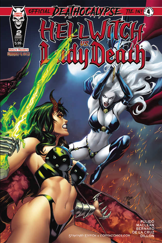 Hellwitch vs Lady Death Wargasm #2 (Of 2) Cover A Standard Ber | Odin's Place