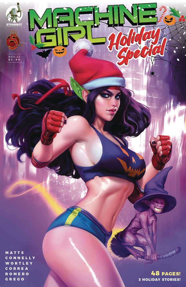 Machine Girl Holiday Special Cover A Noobovich (Mature) | Odin's Place