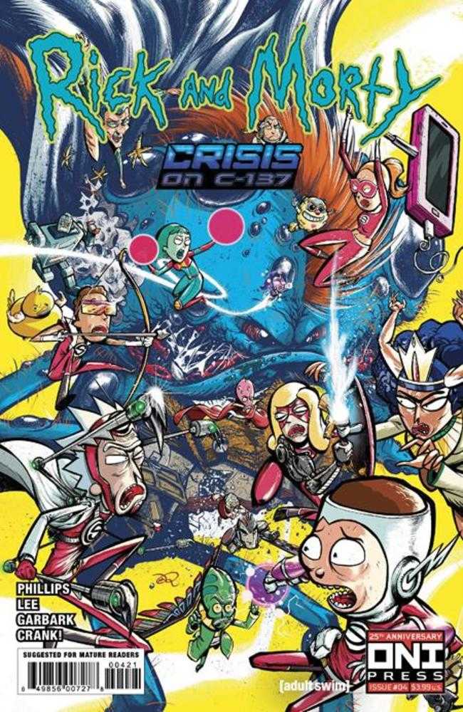 Rick And Morty Crisis On C 137 #4 (Of 4) Cover A Ryan Lee (Mature) | Odin's Place