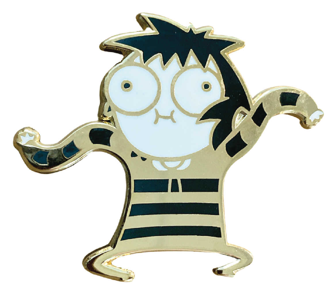 Sarahs Scribbles Golden Weirdo Pin | Odin's Place