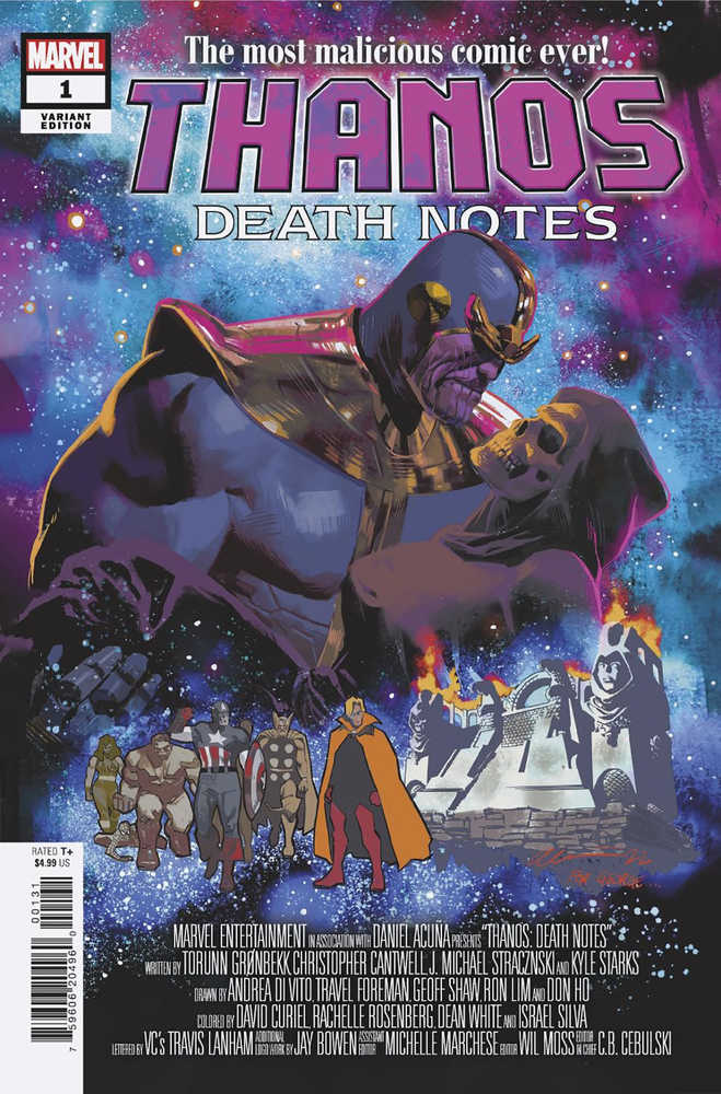Thanos Death Notes #1 Acuna Variant | Odin's Place