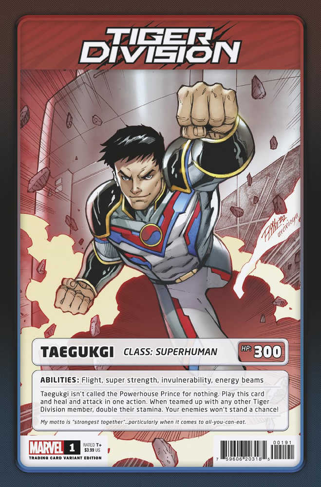 Tiger Division #1 (Of 5) Ron Lim Trading Card Variant | Odin's Place