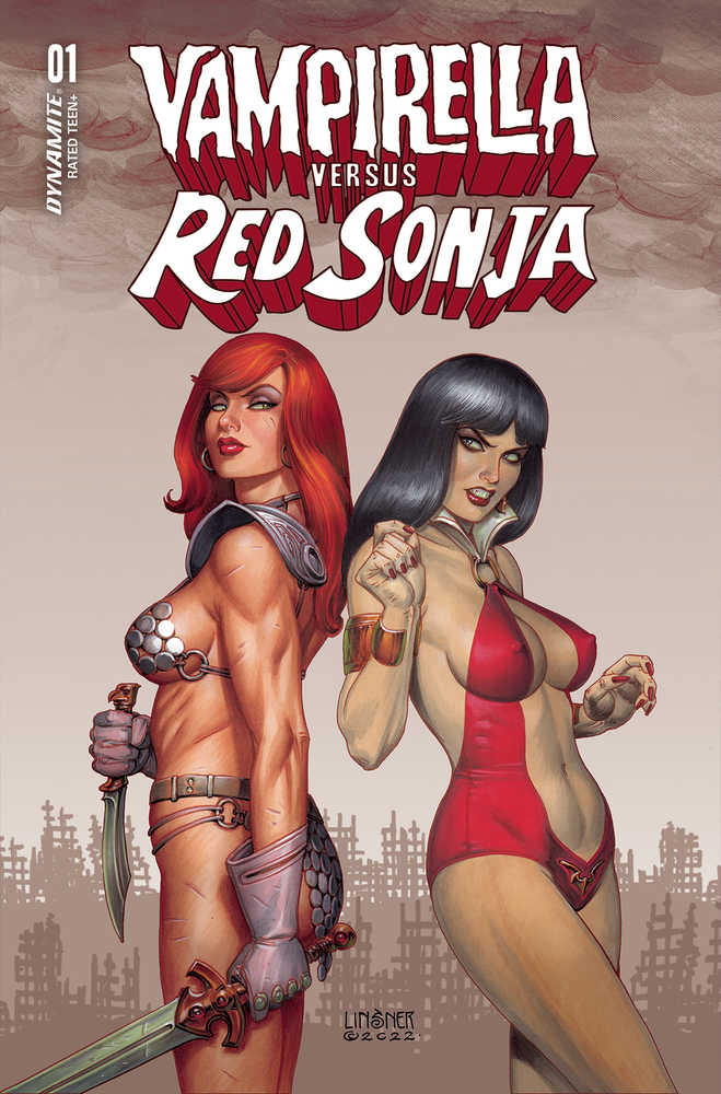 Vampirella vs Red Sonja #1 Cover B Linsner | Odin's Place