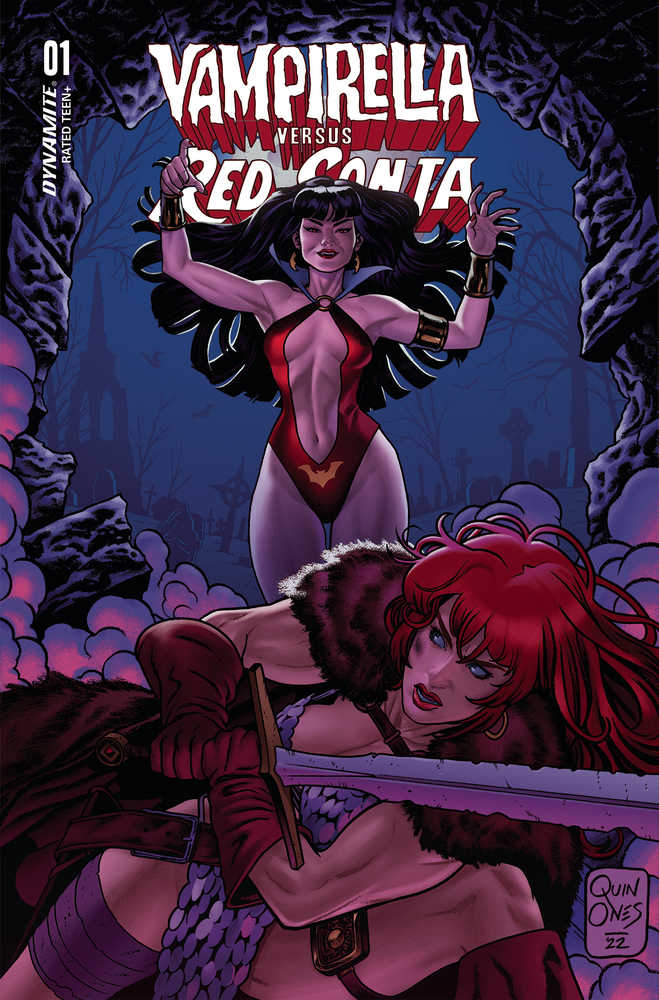 Vampirella vs Red Sonja #1 Cover C Quinones | Odin's Place
