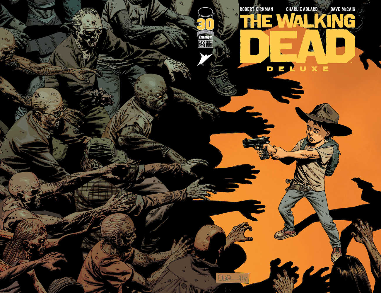 Walking Dead Deluxe #50 Cover B Wraparound Adlard & Mccaig (Mature) | Odin's Place