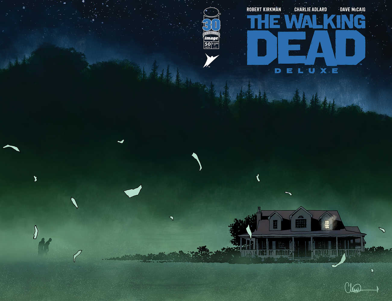 Walking Dead Deluxe #50 Cover E Wraparound Adlard (Mature) | Odin's Place
