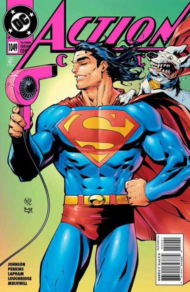 Action Comics #1049 Cover C Roger Cruz 90s Cover Month Card Stock Variant (Kal-El Returns) | Odin's Place