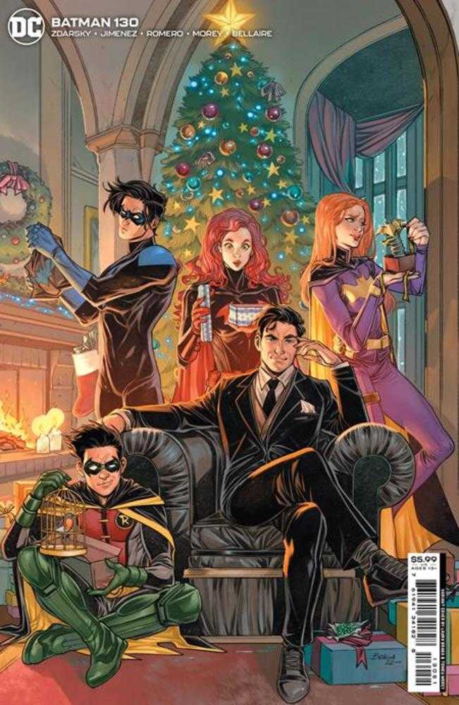 Batman #130 Cover D Laura Braga Holiday Card Stock Variant | Odin's Place