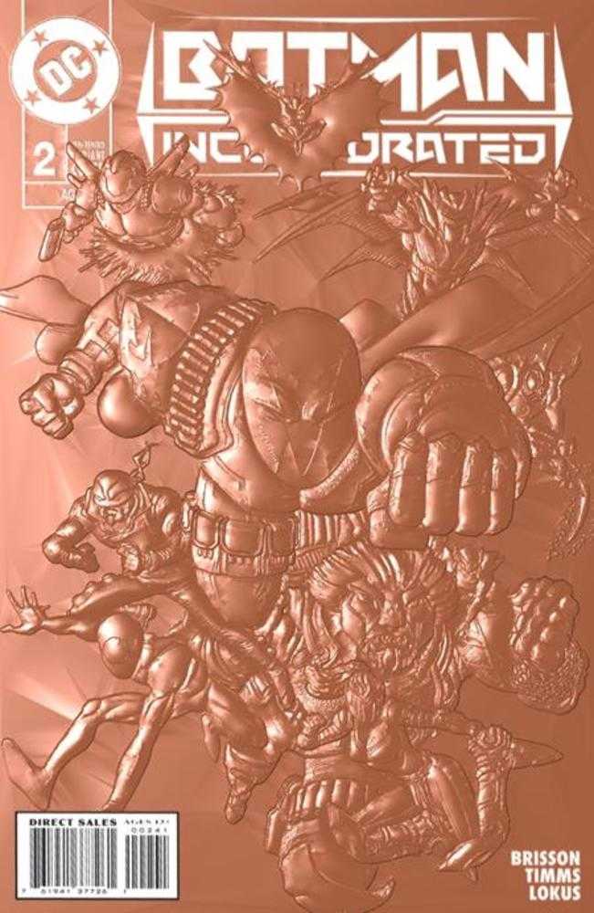 Batman Incorporated #2 Cover C Chris Burnham 90s Cover Month Foil Multi-Level Embossed Card Stock Variant  Allocations May Occur | Odin's Place
