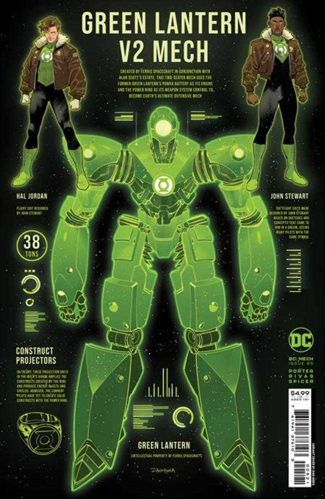 DC Mech #5 (Of 6) Cover B Dan Mora Card Stock Variant | Odin's Place