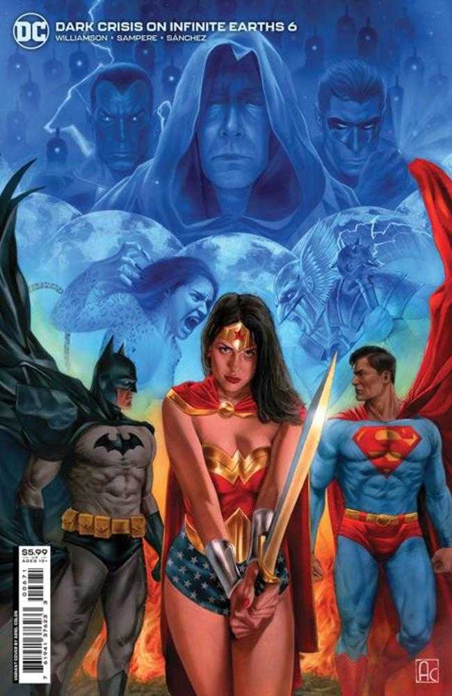 Dark Crisis On Infinite Earths #6 (Of 7) Cover C Ariel Colon Infinite Crisis Homage Card Stock Variant | Odin's Place