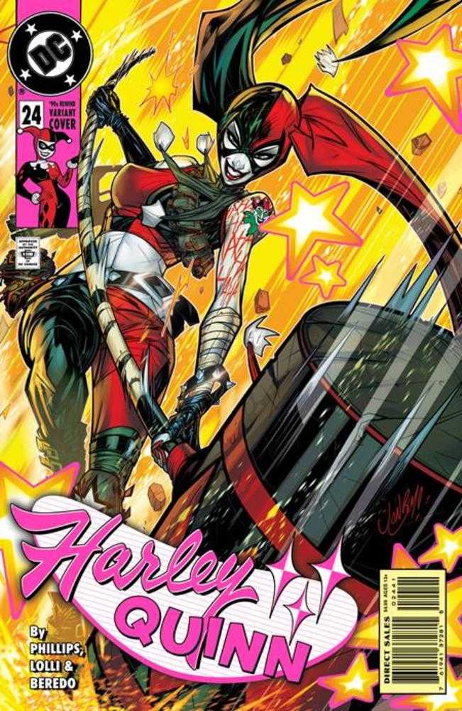 Harley Quinn #24 Cover C Jonboy Meyers 90s Cover Month Card Stock Variant | Odin's Place