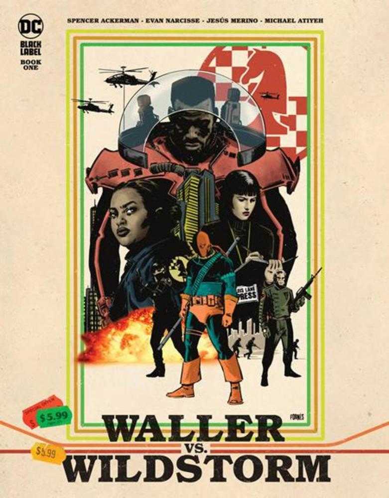 Waller vs Wildstorm #1 (Of 4) Cover A Jorge Fornes (Mature) | Odin's Place