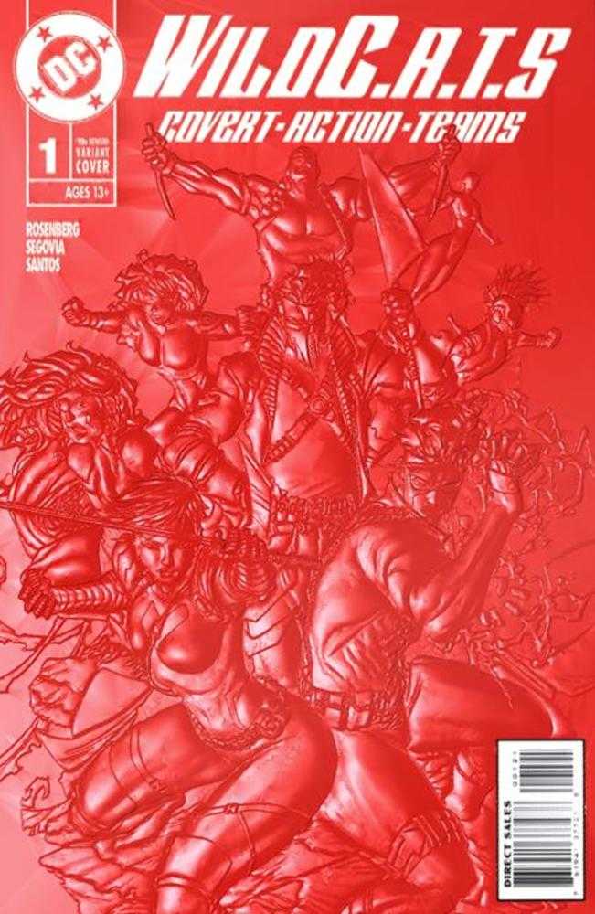 Wildcats #1 Cover E Brett Booth & Sandra Hope 90s Cover Month Foil Multi-Level Embossed Card Stock Variant  Allocations May Occur | Odin's Place