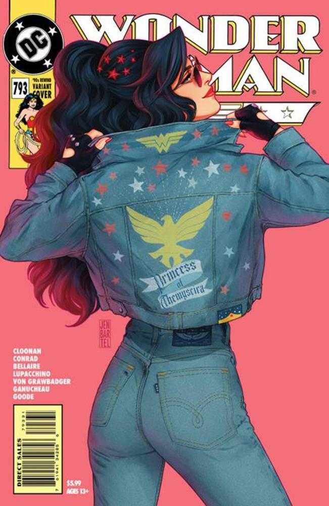 Wonder Woman #793 Cover D Jen Bartel 90s Cover Month Card Stock Variant (Kal-El Returns Tie-In) | Odin's Place