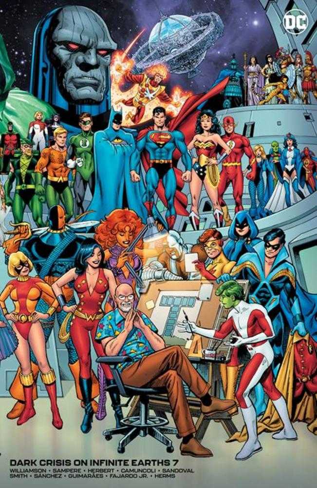 Dark Crisis On Infinite Earths #7 (Of 7) Cover F George Perez Tribute Card Stock Variant | Odin's Place
