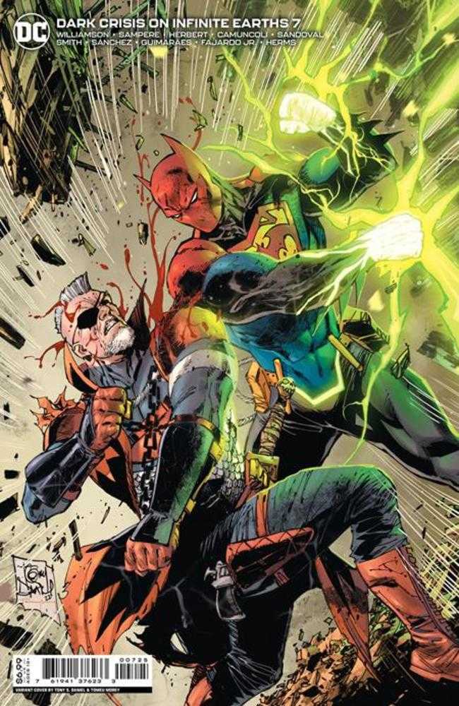Dark Crisis On Infinite Earths #7 (Of 7) Cover D Tony S Daniel Card Stock Variant | Odin's Place