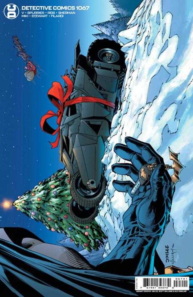 Detective Comics #1067 Cover C Jim Lee Scott Williams Alex Sinclair DC Holiday Card Card Stock Variant | Odin's Place