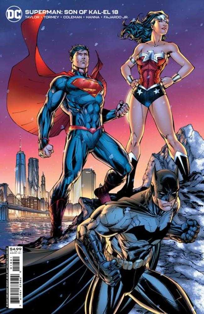 Superman Son Of Kal-El #18 Cover C Jim Lee Scott Williams & Alex Sinclair DC Holiday Card Card Stock Variant (Kal-El Returns) | Odin's Place