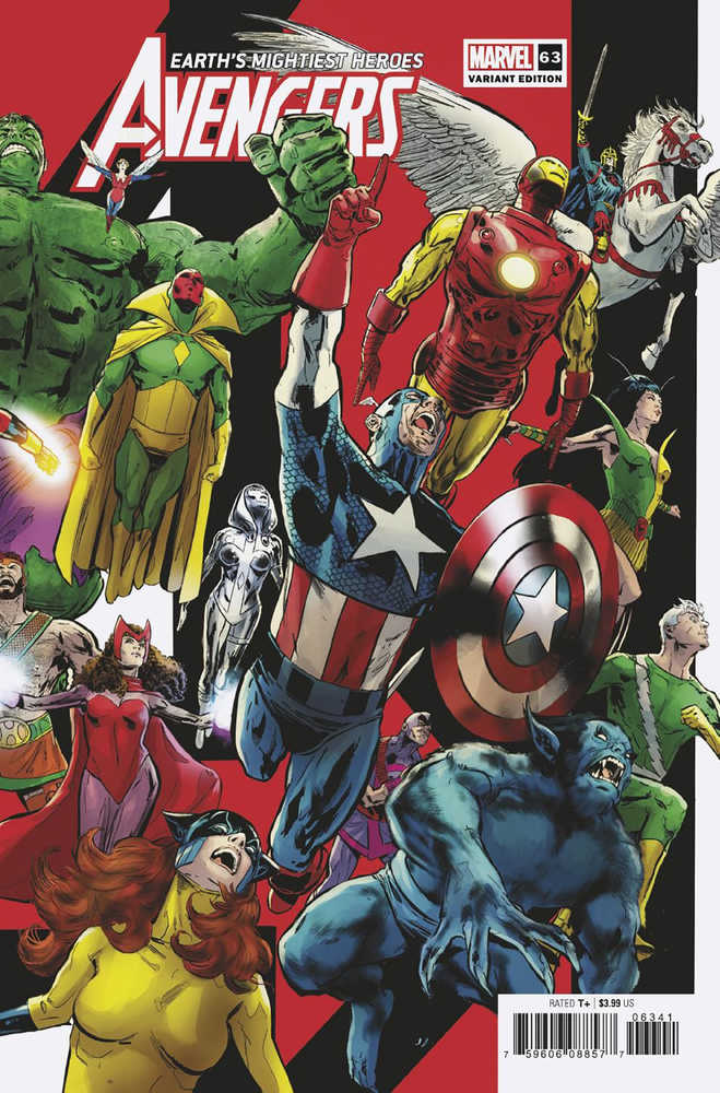 Avengers #63 Jimenez 70s Avengers Assemble Connect Variant | Odin's Place