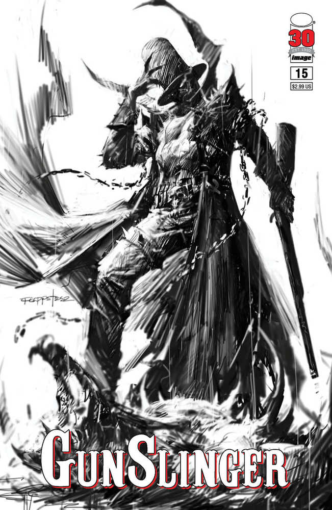 Gunslinger Spawn #15 Cover B Lee Sketch | Odin's Place