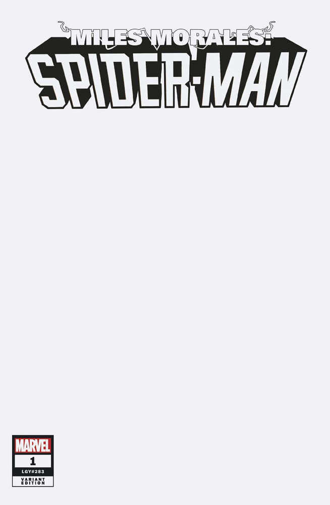 Miles Morales Spider-Man #1 Blank Cover Variant | Odin's Place