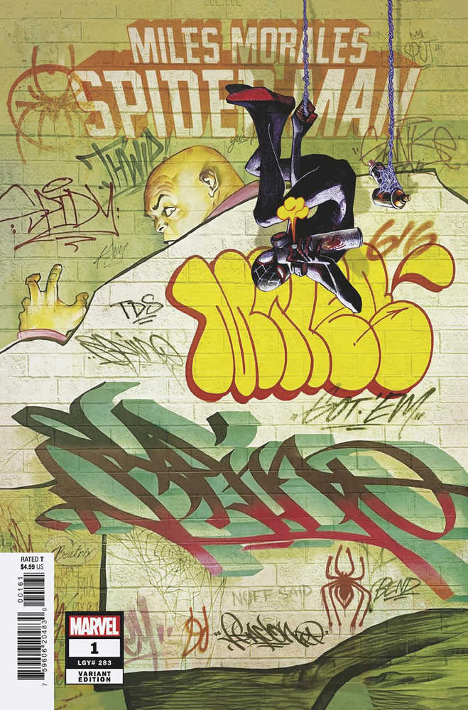 Miles Morales Spider-Man #1 Del Mundo Graffiti Variant | Odin's Place