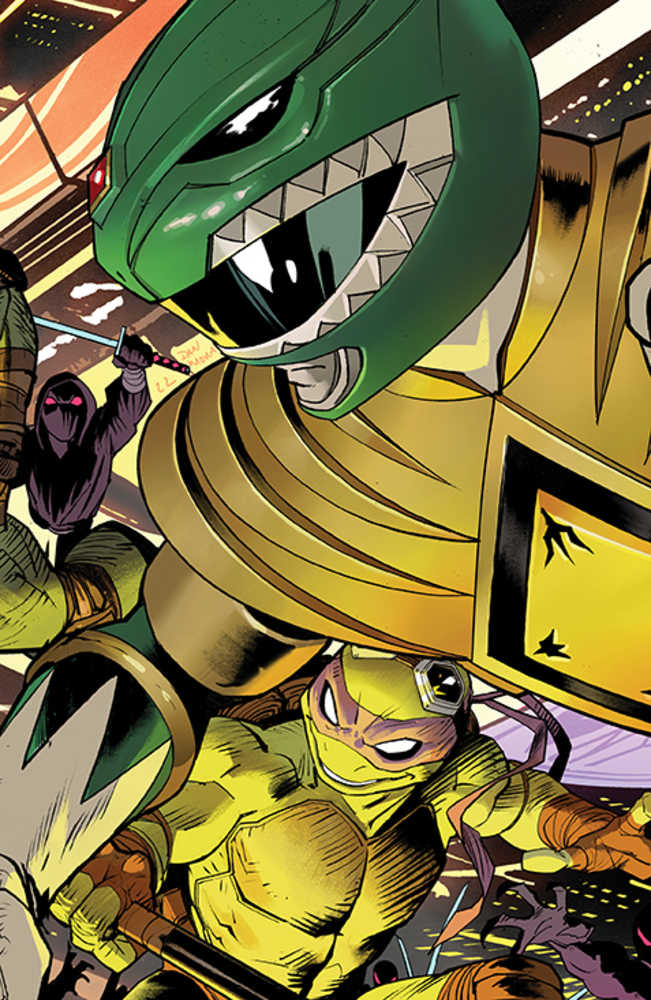Mmpr Teenage Mutant Ninja Turtles II #1 (Of 5) Cover D Connecting Variant 4 Mora | Odin's Place