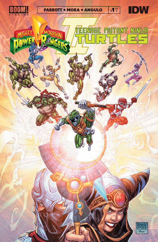 Mmpr Teenage Mutant Ninja Turtles II #1 (Of 5) Cover K Deluxe Edition Variant Williams II | Odin's Place
